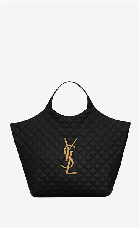 shopping bag ysl|ysl quilted tote bag.